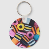 Leuke kleurrijke Zoethout Allerlei Snoep mix Sleutelhanger (Voorkant)