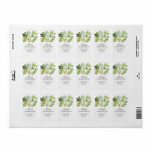 Leuke, kleurrijke zomer popsicle & LImes Etiket (Full Sheet)