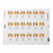 Leuke, kleurrijke zomerse Sinaasappels ijsje & Sin Etiket (Full Sheet)