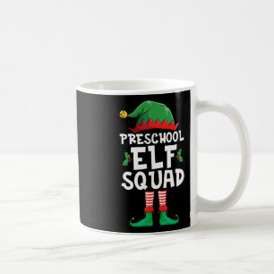 Leuke kleuterschool Elf Squad Kerst Leraar Leerlin Koffiemok
