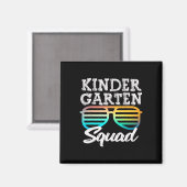Leuke kleuterschool Squad Zonnebril Leuk Kinder Te Magneet (Voorkant / Achterkant)
