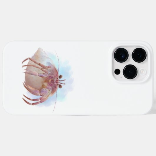 Leuke kluizenaar krab schets Case-Mate iPhone case (Achterkant (horizontaal))