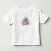 Leuke kluizenaar krab schets kinder shirts (Voorkant)