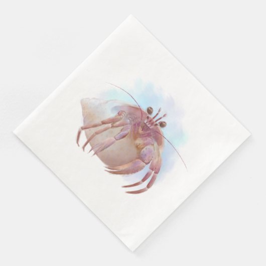 Leuke kluizenaar krab schets servet (Hoek)