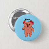 Leuke knop ronde button 5,7 cm (Voorkant /achterkant)