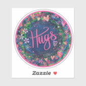 Leuke knuffels  Boho Floral Inspirivity Sticker (Vel)