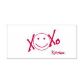 Leuke knuffels kussen XOXO Zelfinktende Stempel (Design)