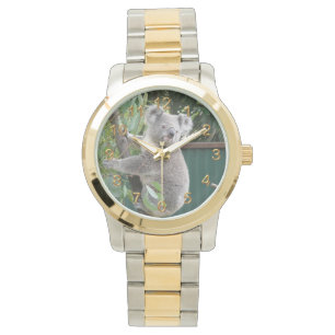 Leuke Koala Australië Foto Goud 2 Horloge