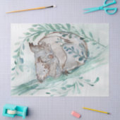 Leuke Koala & Baby Waterverf Neutral kinderkamer B Tissuepapier (Craft)
