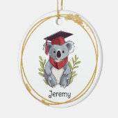 Leuke Koala Beer Kleuterschool Afstuderen Keramisch Ornament (Links)