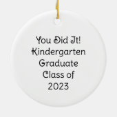 Leuke Koala Beer Kleuterschool Afstuderen Keramisch Ornament (Achterkant)