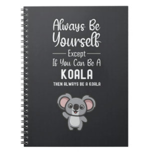 Leuke Koala Cadeaus Grappige Dier Humor Cartoon Na Notitieboek