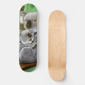 Leuke Koala en Baby Persoonlijk Skateboard (Voorkant)