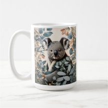 Leuke koala eucalyptus bladeren