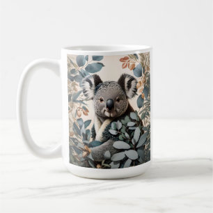 Leuke koala eucalyptus bladeren koffiemok