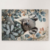 Leuke koala eucalyptus bladeren legpuzzel (Horizontaal)