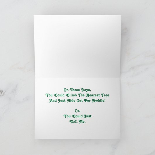 LEUKE KOALA IN KAART TREE/HUMOR/FRIENDSHIP (Binnen)