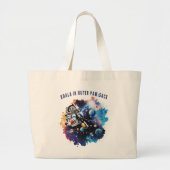 Leuke Koala in Outer Paw-sace, Koala Astronaut Grote Tote Bag (Voorkant)