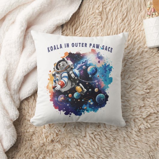 Leuke Koala in Outer Paw-sace, Koala Astronaut Kussen (Deken)