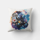 Leuke Koala in Outer Paw-sace, Koala Astronaut Kussen (Achterkant)