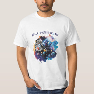 Leuke Koala in Outer Paw-sace, Koala Astronaut T-shirt