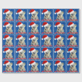 Leuke Koala in Santa Hat Cadeaupapier (Vlak)