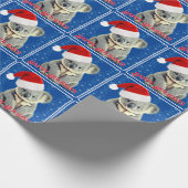Leuke Koala in Santa Hat Cadeaupapier (Hoek)