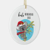 leuke koala-kerstkaart bij la Australia Keramisch Ornament (Rechts)