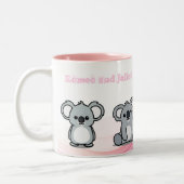 leuke koala mok gepersonaliseerd (Links)