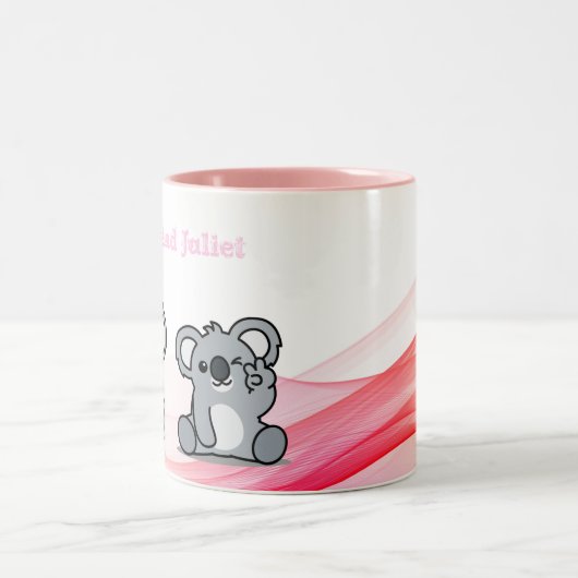 leuke koala mok gepersonaliseerd (Center)