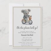 Leuke Koala Plaatsen Hij zal gaan Baby shower Kaart (Voorkant)