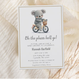 Leuke Koala Plaatsen Hij zal gaan Baby shower Kaart