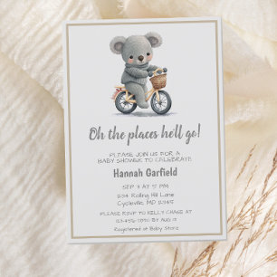 Leuke Koala Plaatsen Hij zal gaan Baby shower Kaart