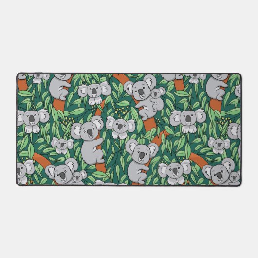 Leuke Koala's Groen Bureaumat (Voorkant)