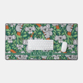 Leuke Koala's Personaliseer Groen Bureaumat (Keyboard & Muis)