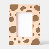 Leuke Koe Print Westerne vlekken Patroon Gegraveerde Lijstjes (Voorkant)