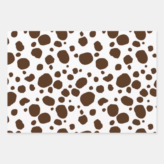 Leuke Koe Print Westerne vlekken Patroon Inpakpapier Vel (Voorkant 2)