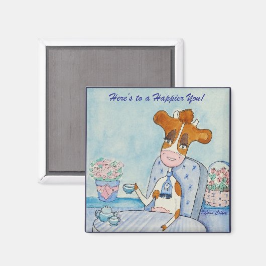 Leuke koe Ruthie-Moo Magneet (Voorkant / Achterkant)