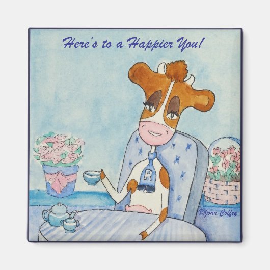 Leuke koe Ruthie-Moo Magneet (Voorkant)