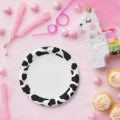 Leuke Koeienhuid Verjaardag Papieren Bordje (Feest)