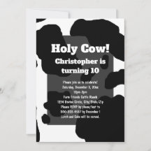 Leuke koeienprint gepersonaliseerde Heilige Koe Ki