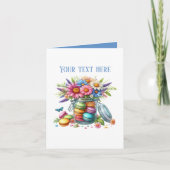 Leuke koekjes in een op maat gemaakte pot kaart (Voorkant)