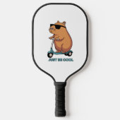 Leuke Koele Capybara Scooter Vibes Pickleball Paddle (Voorkant)