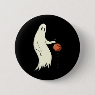 Leuke koele geest dribbelende Sketll - Halloween S Ronde Button 5,7 Cm