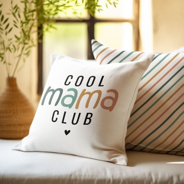 Leuke Koele Mama Club, Moeder Cadeau Kussen (Creator heeft geüpload)