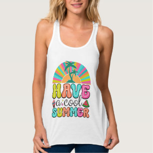 Leuke koele zomer woordkunst strand  tanktop