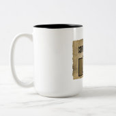 Leuke koffie Mok voor vrouwen. Nieuw cadeau idee. (Links)