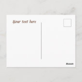 Leuke koffie voeg tekst toe bedankt briefkaart (Achterkant)