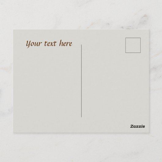 leuke koffiebar of verkopers bedankt briefkaart (Achterkant)