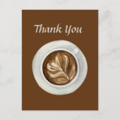 leuke koffiebar of verkopers dank je briefkaart (Voorkant)